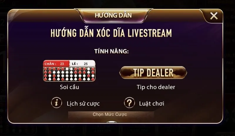 Luật chơi Xóc đĩa livestream Sunwin mới nhất